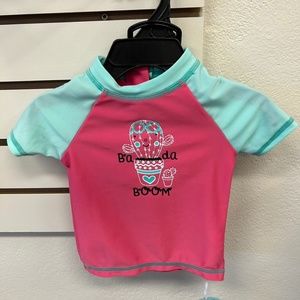 NWT BaDaboom Rashguard Set Cactus Print